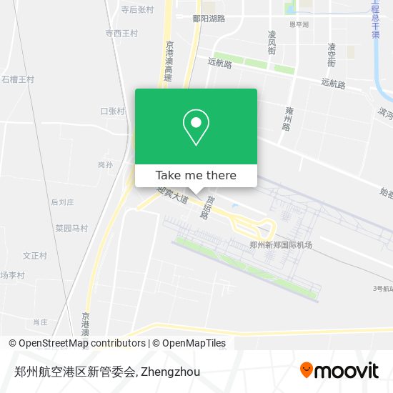 郑州航空港区新管委会 map