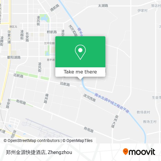 郑州金源快捷酒店 map
