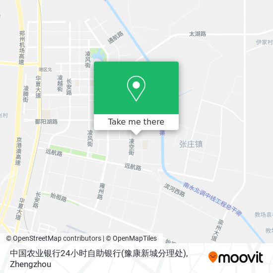 中国农业银行24小时自助银行(豫康新城分理处) map