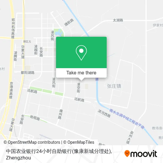 中国农业银行24小时自助银行(豫康新城分理处) map