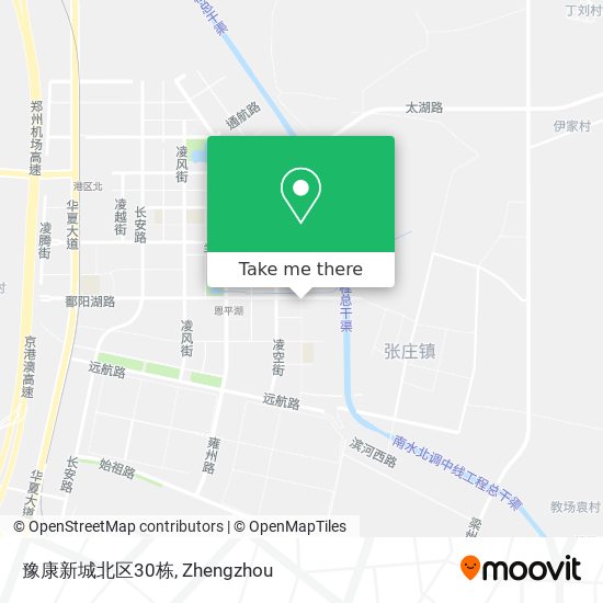 豫康新城北区30栋 map