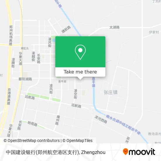 中国建设银行(郑州航空港区支行) map