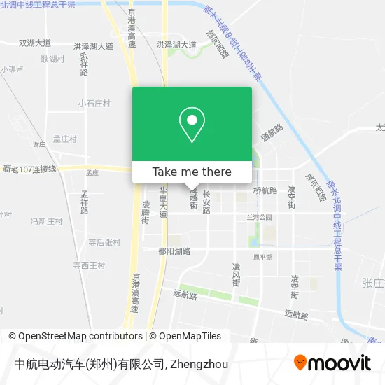 中航电动汽车(郑州)有限公司 map