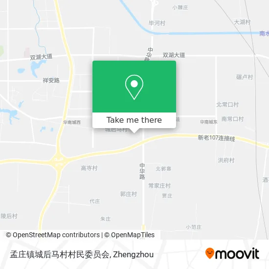 孟庄镇城后马村村民委员会 map