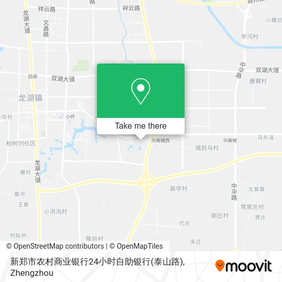 新郑市农村商业银行24小时自助银行(泰山路) map