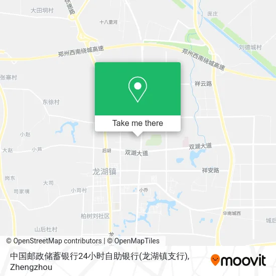 中国邮政储蓄银行24小时自助银行(龙湖镇支行) map