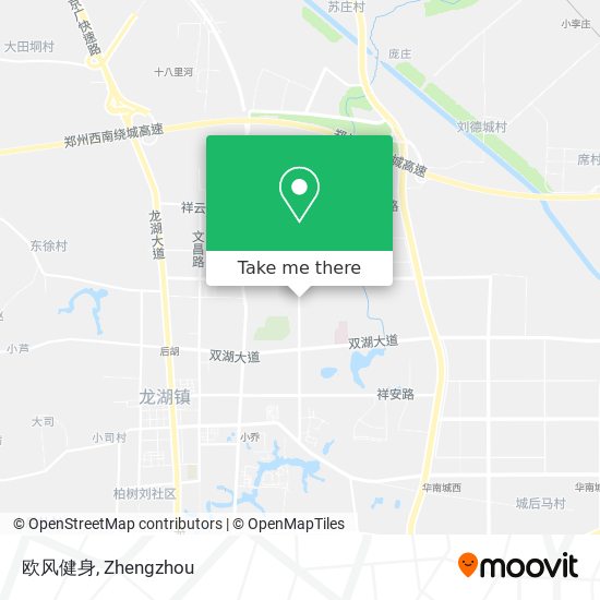 欧风健身 map