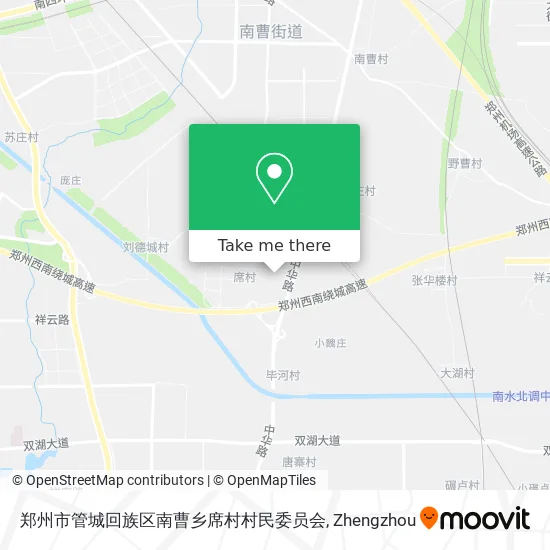 郑州市管城回族区南曹乡席村村民委员会 map