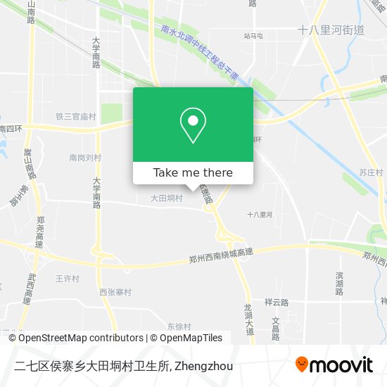 二七区侯寨乡大田垌村卫生所 map