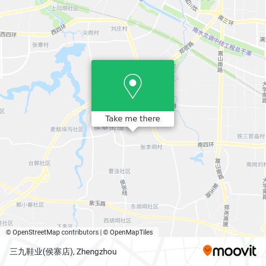 三九鞋业(侯寨店) map
