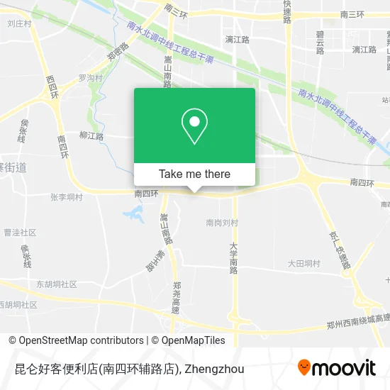 昆仑好客便利店(南四环辅路店) map
