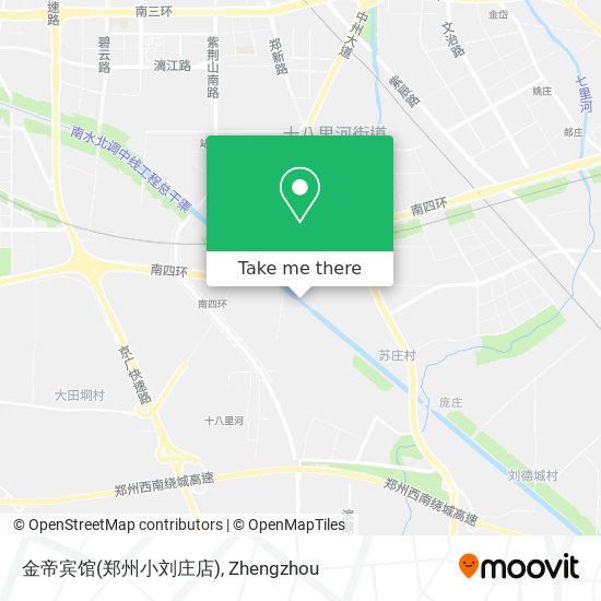 金帝宾馆(郑州小刘庄店) map