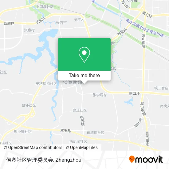 侯寨社区管理委员会 map