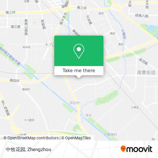 中牧花园 map