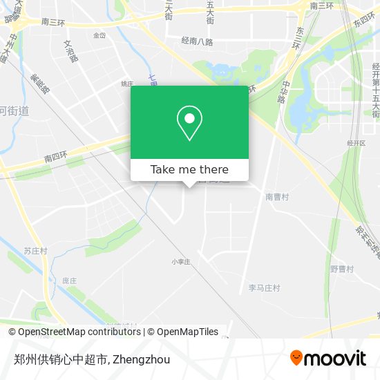 郑州供销心中超市 map