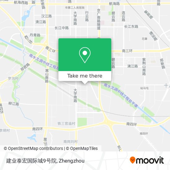 建业泰宏国际城9号院 map