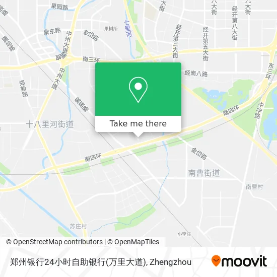 郑州银行24小时自助银行(万里大道) map