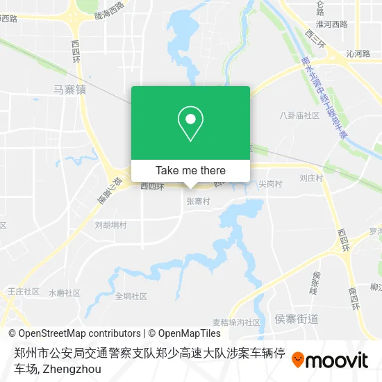 郑州市公安局交通警察支队郑少高速大队涉案车辆停车场 map