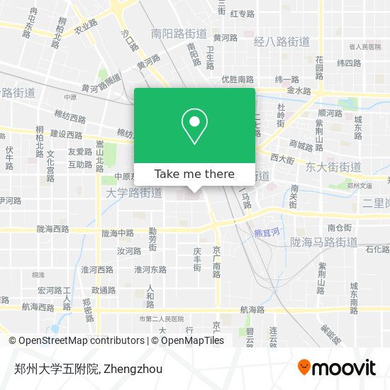 郑州大学五附院 map