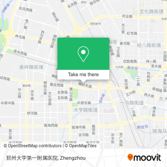郑州大学第一附属医院 map