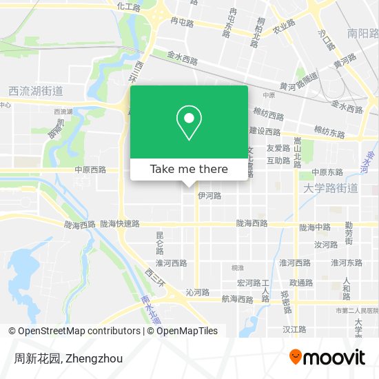 周新花园 map