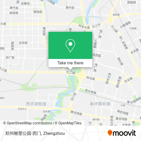 郑州雕塑公园-西门 map