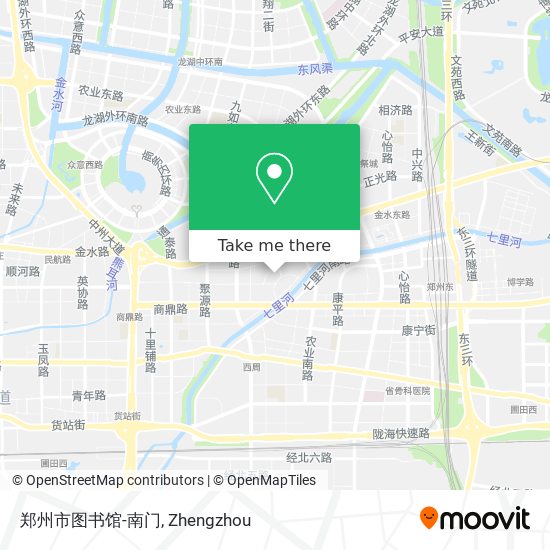 郑州市图书馆-南门 map