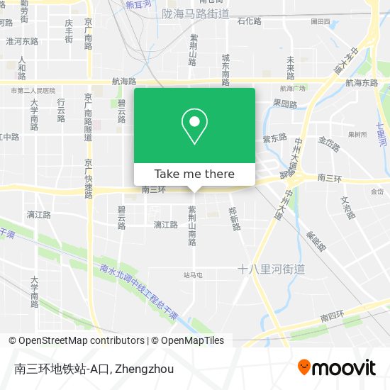 南三环地铁站-A口 map