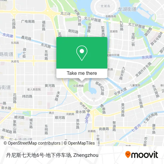 丹尼斯七天地6号-地下停车场 map