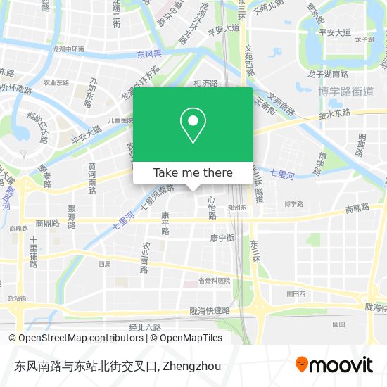 东风南路与东站北街交叉口 map