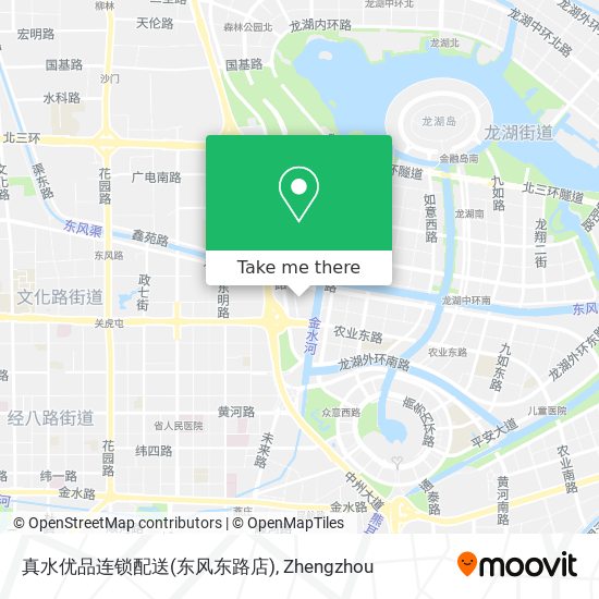 真水优品连锁配送(东风东路店) map