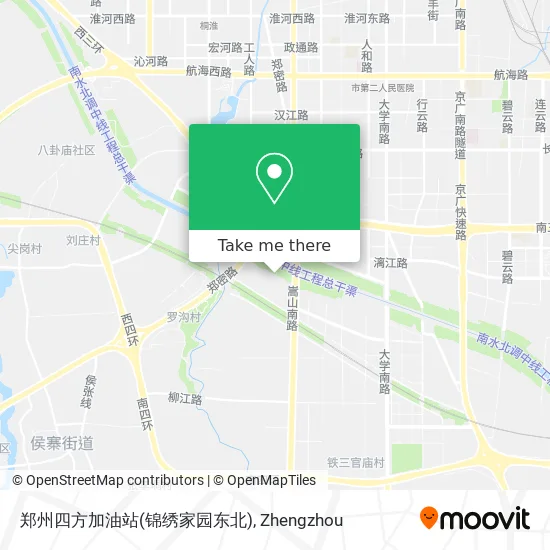 郑州四方加油站(锦绣家园东北) map