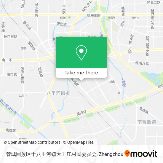 管城回族区十八里河镇大王庄村民委员会 map