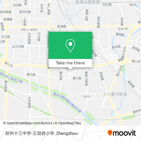 郑州十三中学-王胡砦小学 map