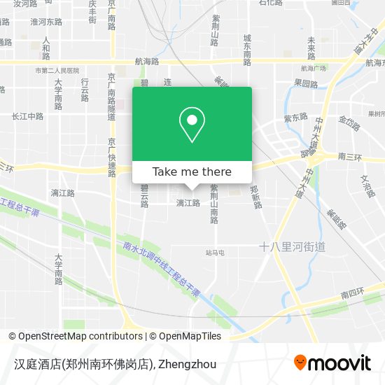汉庭酒店(郑州南环佛岗店) map