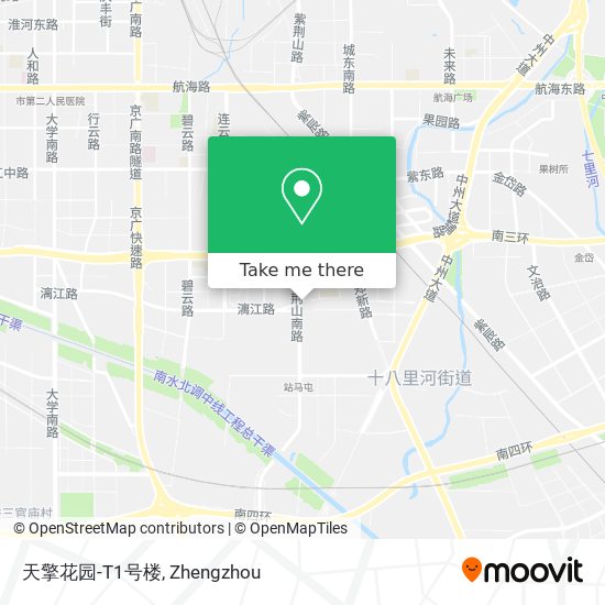 天擎花园-T1号楼 map