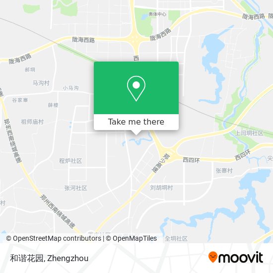 和谐花园 map