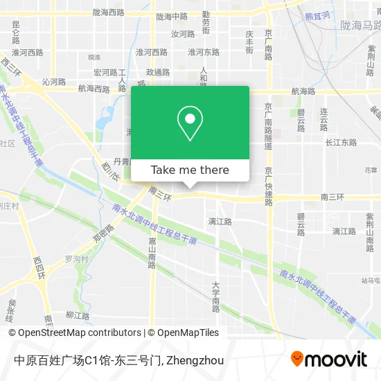 中原百姓广场C1馆-东三号门 map
