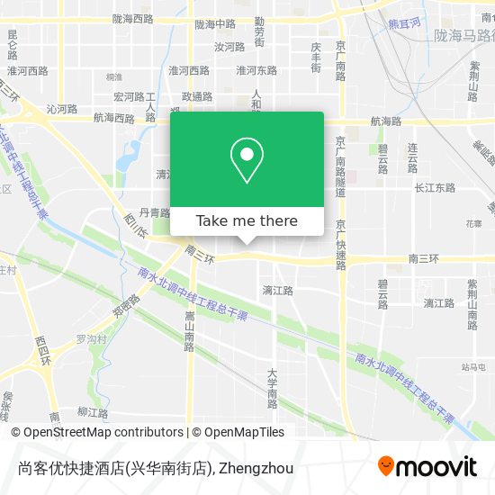 尚客优快捷酒店(兴华南街店) map