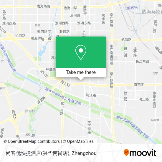 尚客优快捷酒店(兴华南街店) map