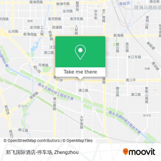 郑飞国际酒店-停车场 map