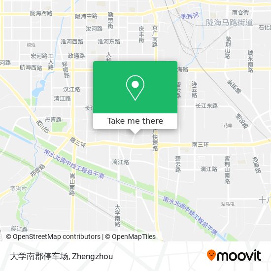 大学南郡停车场 map
