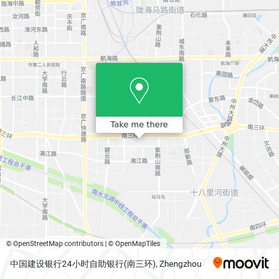 中国建设银行24小时自助银行(南三环) map