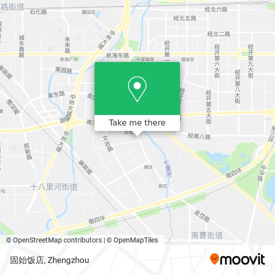 固始饭店 map