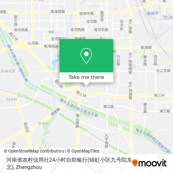 河南省农村信用社24小时自助银行(锦虹小区九号院东北) map