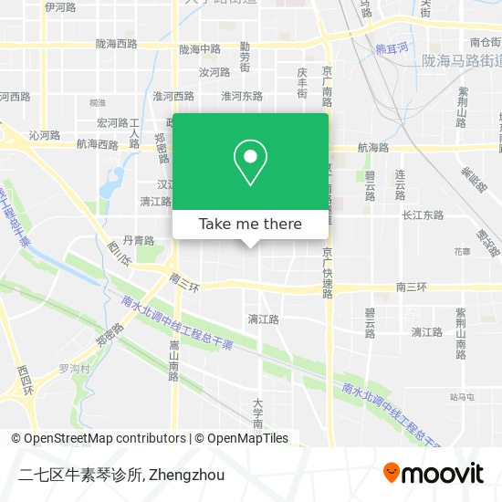 二七区牛素琴诊所 map