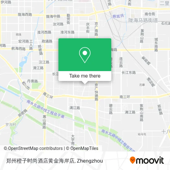 郑州橙子时尚酒店黄金海岸店 map