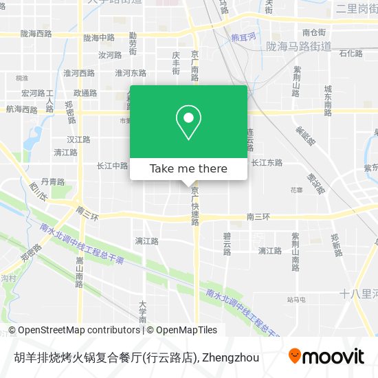 胡羊排烧烤火锅复合餐厅(行云路店) map