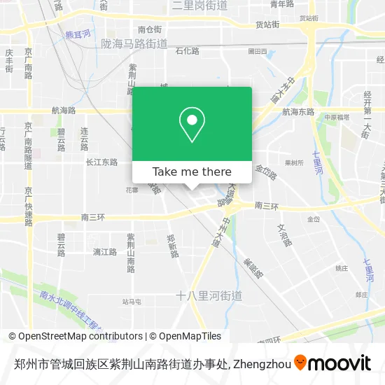 郑州市管城回族区紫荆山南路街道办事处 map
