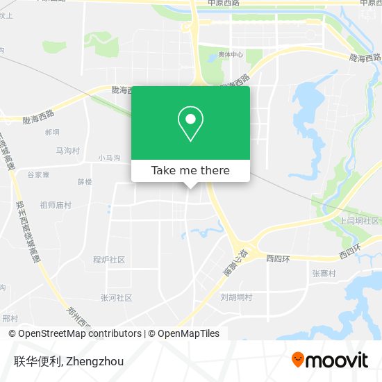 联华便利 map